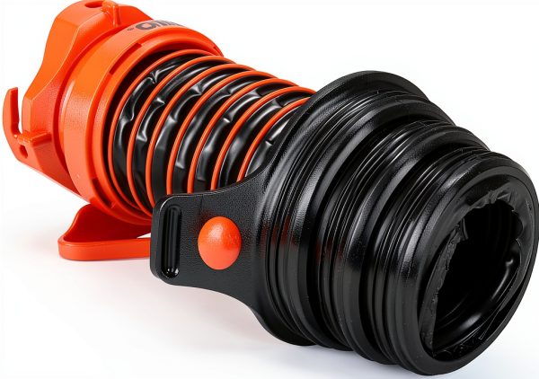 Camco Rhino RV Sewer Hose Adapter Seal Standard Orange-7