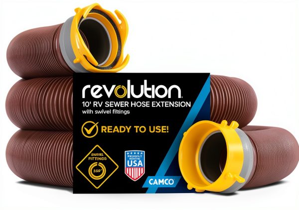 Camco 10' RV Septic Hose Extension-0