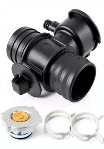 CARBBIA Radiator Coolant Filler Neck Plastic Black-0