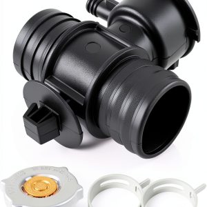 CARBBIA Radiator Coolant Filler Neck Plastic Black-0