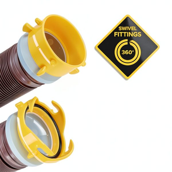 Camco 10' RV Septic Hose Extension-2