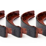 Dynamic Friction Company Rear Brake Shoes Carbon Steel-0