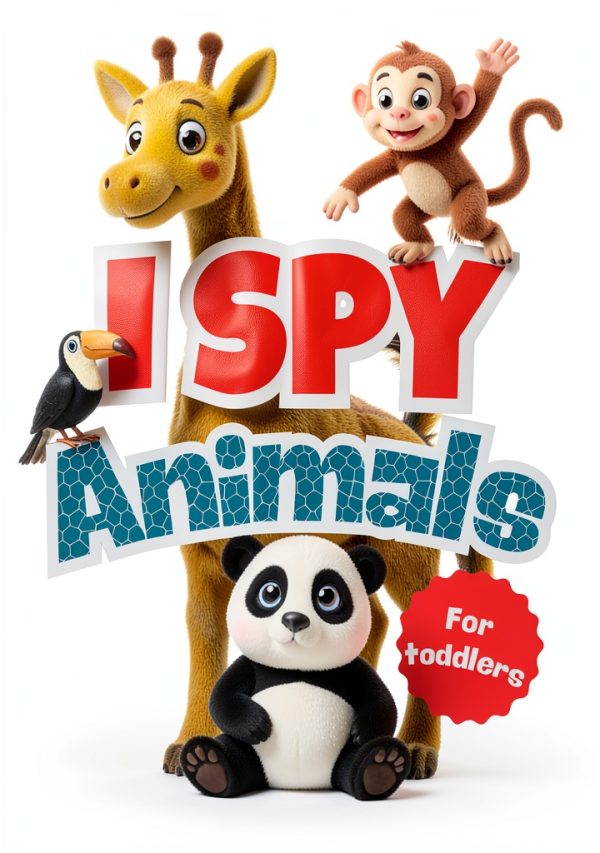I Spy Toddler Book Pandora Editorial – 39‑Page Animal Adventure for-0