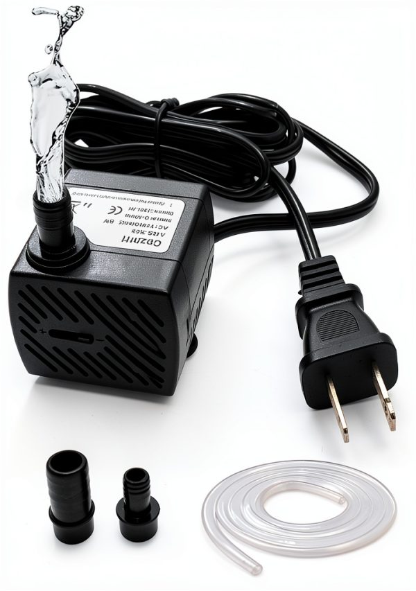 95GPH Ultra-Quiet Fountain Pump Cpzhlti 350L/H 5W 3.3ft Pipe-0