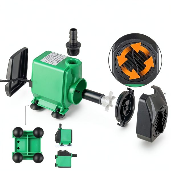 Simple Deluxe 800 GPH Pump – Ultra Quiet 24W Fountain for Aquariums-3