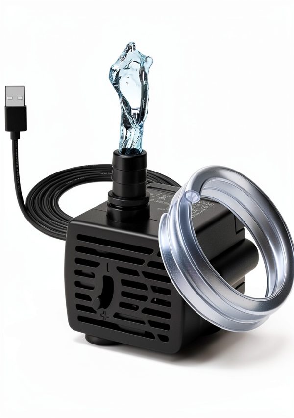 DC 5V USB Water Pump DaToo Mini Submersible Aquarium Pump 190L/H-0