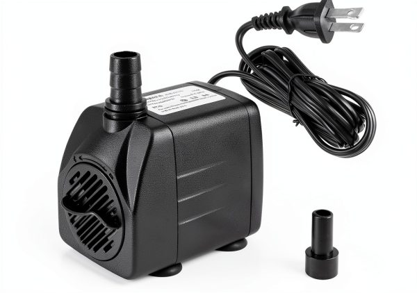 DOMICA 220GPH Ultra Quiet Submersible Pump – 15W, 4.9ft Lift, Black-0