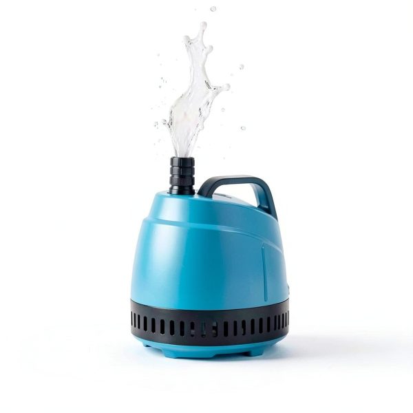450GPH Quiet Submersible Pump WUCIOOO 1700L/H 6.5ft Lift 3 Nozzles-5