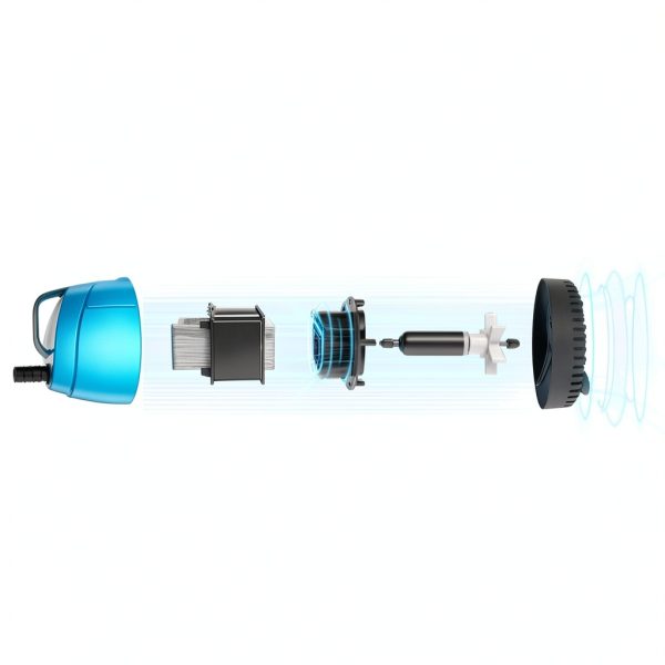 450GPH Quiet Submersible Pump WUCIOOO 1700L/H 6.5ft Lift 3 Nozzles-1
