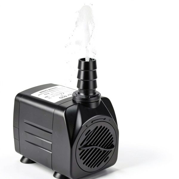GROWNEER 550GPH Submersible Pump Black 30W Pump with 3 Nozzles-1