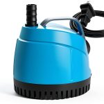450GPH Quiet Submersible Pump WUCIOOO 1700L/H 6.5ft Lift 3 Nozzles-0